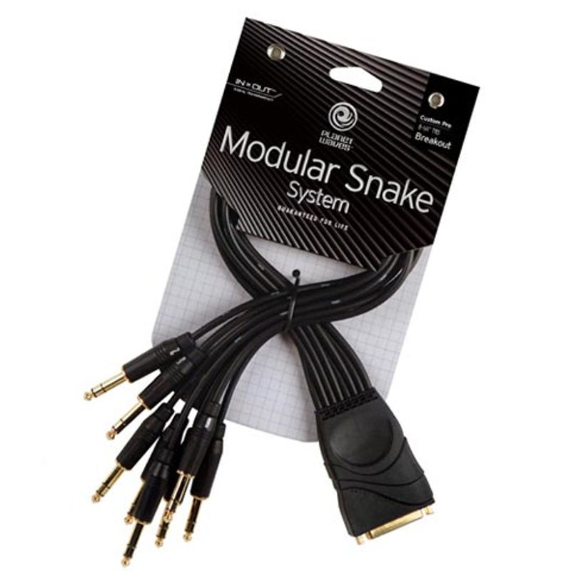 DADDARIO Breakout Cable Jack 8 stk Stereo  PW-TRSB-01