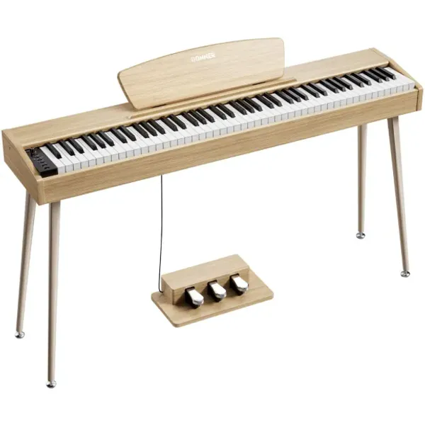 Hovedbilde DONNER DHP-100 el-piano beige finish