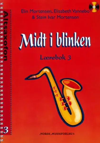 Hovedbilde MIDT I BLINKEN Altsax bok 3