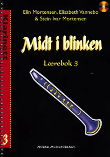 Hovedbilde Midt i Blinken Klarinett Bok 3